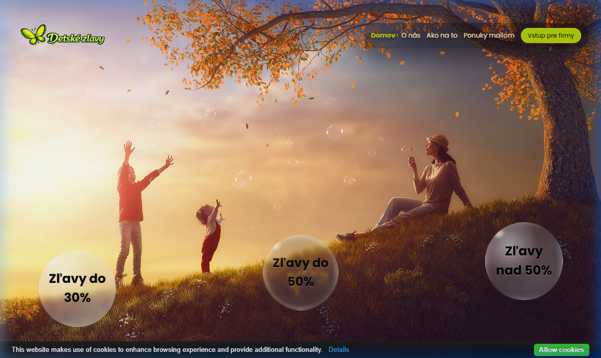 DetskéZľavy.sk screenshot 1